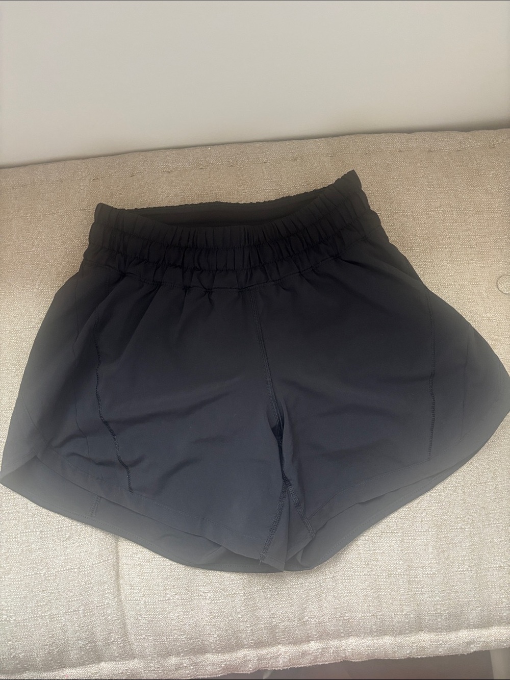 lululemon athletica Black High-Rise Running Shorts
